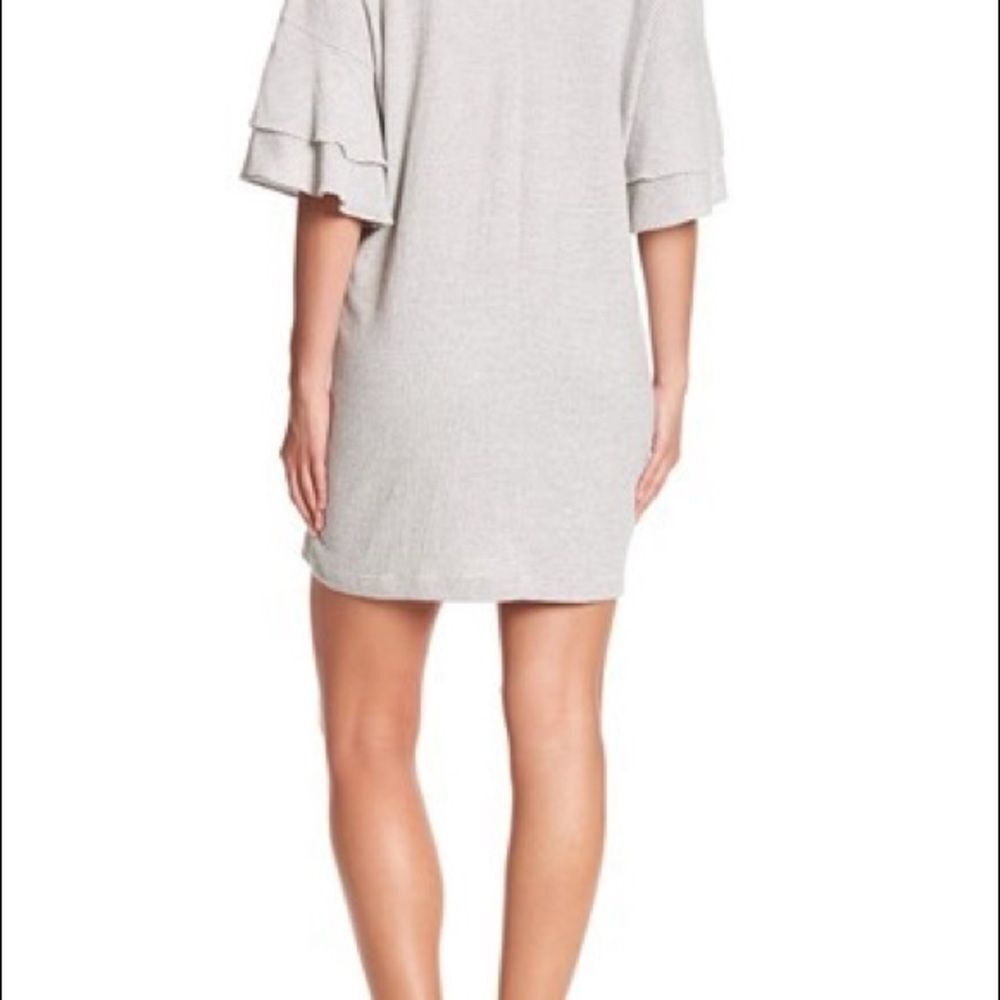 Lucky Brand Ruffle Sleeve Striped Mini Dress S - Picture 5 of 9